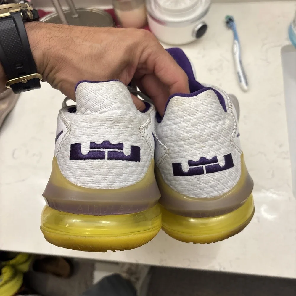 Size 15 - Nike LeBron 17 Low Lakers